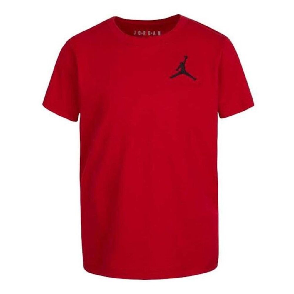 Air Boys Logo Polycotton T-Shirt / Red